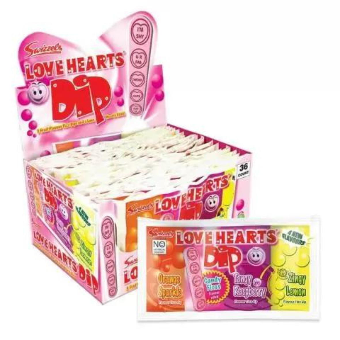 Swizzels Love Hearts Sherbet Dip 23g (CLEARANCE - SEE DATE)