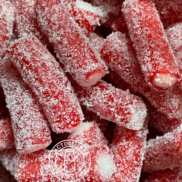 Sour Strawberry Pencil Bites