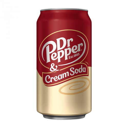 Dr Pepper & Cream Soda Cans 12fl.oz (355ml)