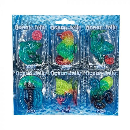 Vidal Ocean Jelly Pack of 6, 11g each
