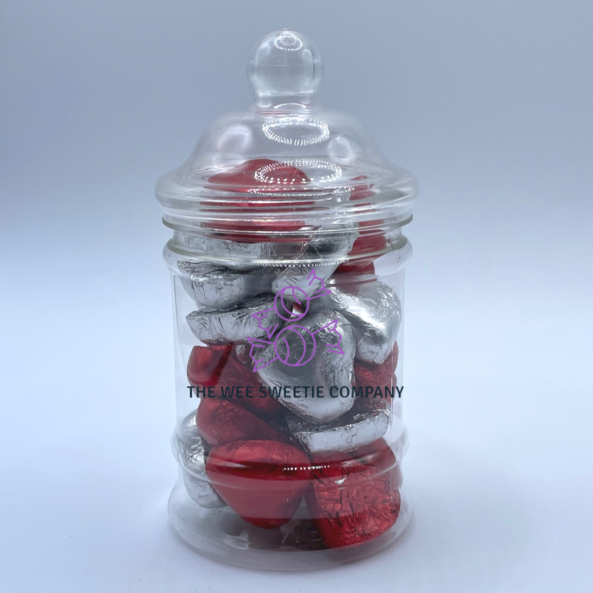 Valentine’s Chocolate Hearts Jar e200g, V