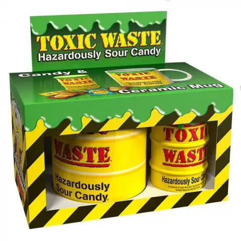 Toxic Waste Sour Candy & Mug Gift Set 42g (CLEARANCE - SEE DATE)