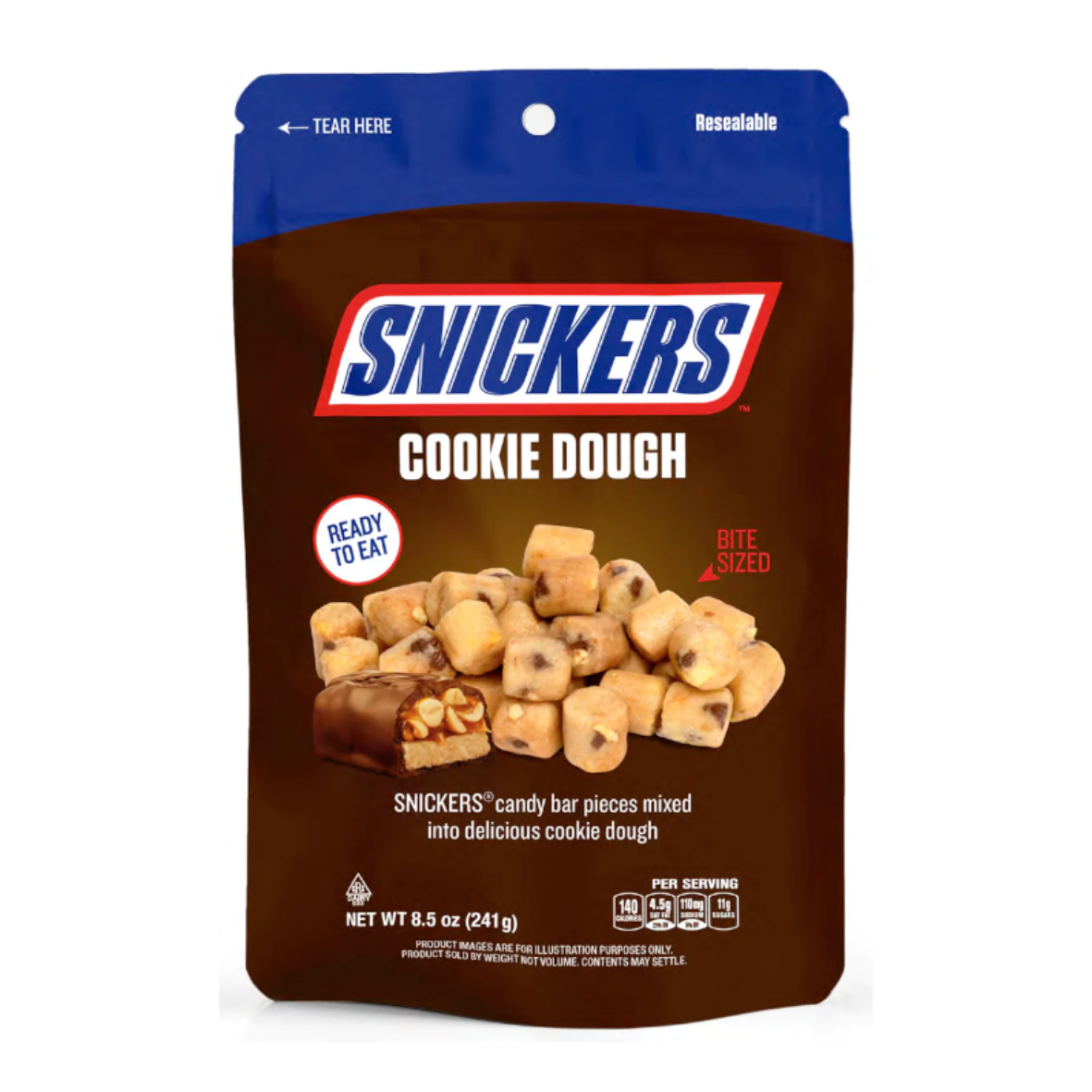 Snickers Cookie Dough Pieces 241g
