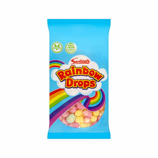 Swizzels Rainbow Drops, V Mega Bag 32g (CLEARANCE - SEE DATE)