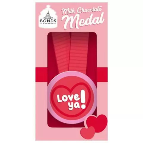 Bonds Milk Chocolate Heart Medal 21g